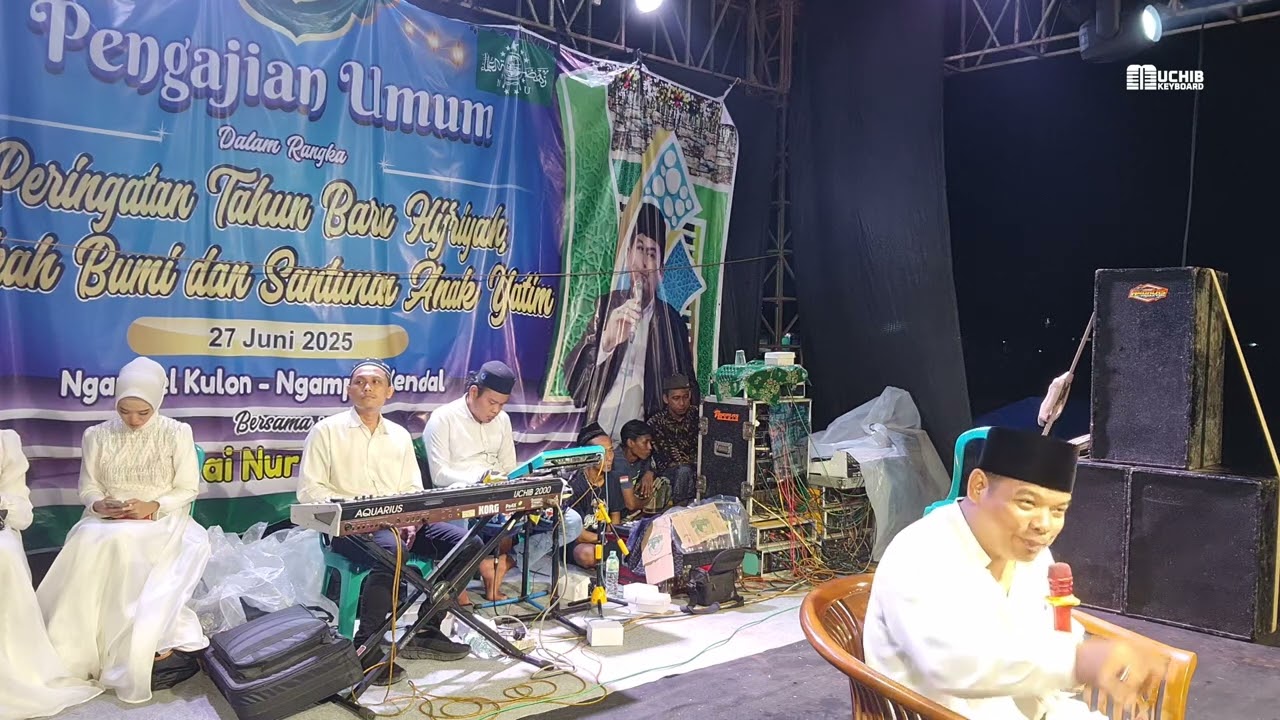 CERAMAH KYAI NUR AMIN  PENGAJIAN UMUM TAHUN BARU HIJRIAH DAN SEDEKAH BUMI DESA NGAMPEL KULON KENDAL