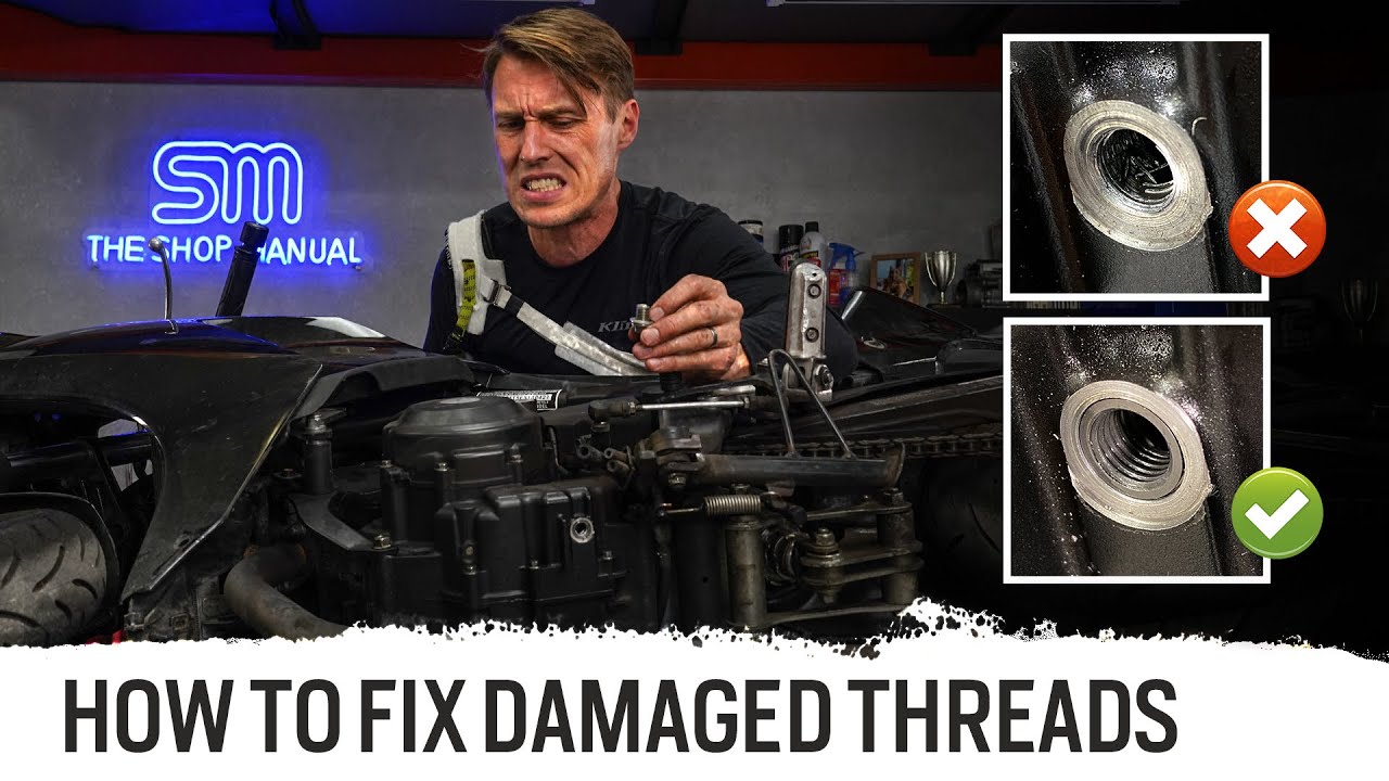 Stripped Thread Repair Helicoil vs. TimeSert vs. JB Weld The Shop