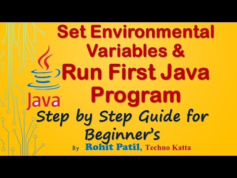 How to set environment variables for java on Windows path tutorial for Beginners | Techno Katta 2020