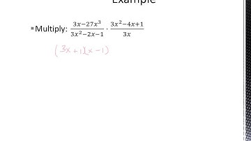 A2 9.4 Multiplying and Dividing Rational Expressions