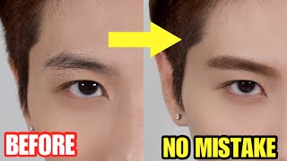 Perfect Eyebrow Tutorial For Beginner TRIM + DRAW  | No money No Mistake | 修畫眼眉教學 | ISSAC YIU