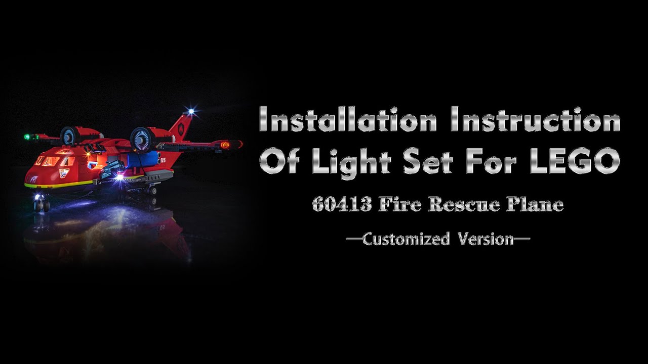 Installation Instruction Of Light Set For LEGO 60413 Fire Rescue
