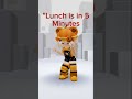 Thats FOREVERRR😭  #roblox #lunch #shorts #fyp