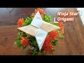 How To Make a Paper Ninja Star Origami | Shuriken Origami Easy