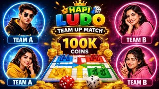 Hapi Ludo 100k Gold Team Up Match🎲🥳 | Boys Vs Girls | screenshot 5