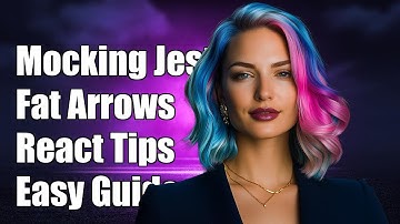 How to Mock Fat Arrow Functions in Jest for React Components