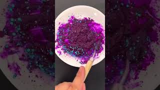 Satisfying Asmr Mixed Colored Powder