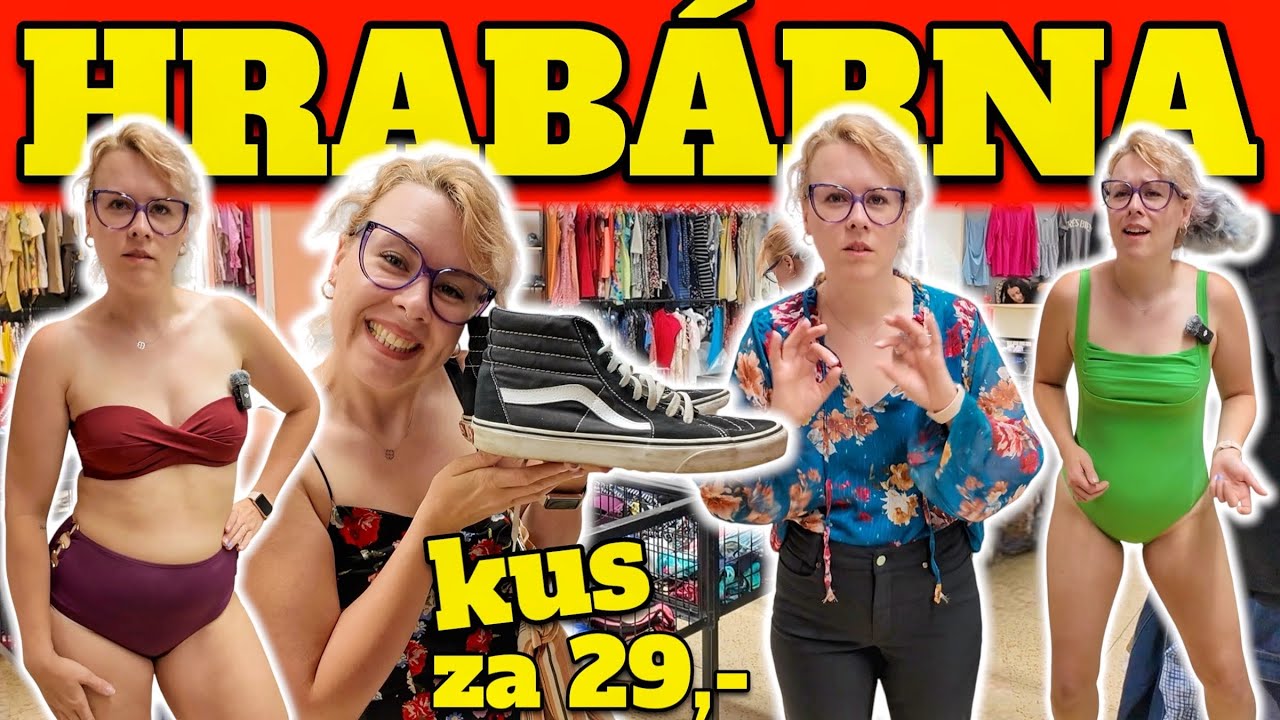 OUTFITY A KRÁSNÉ PLAVKY ZE SEKÁČE!😎OBROVSKÝ VÝBĚR A KUS ZA 29Kč V HRABÁRNĚ BELLITEX!🤩