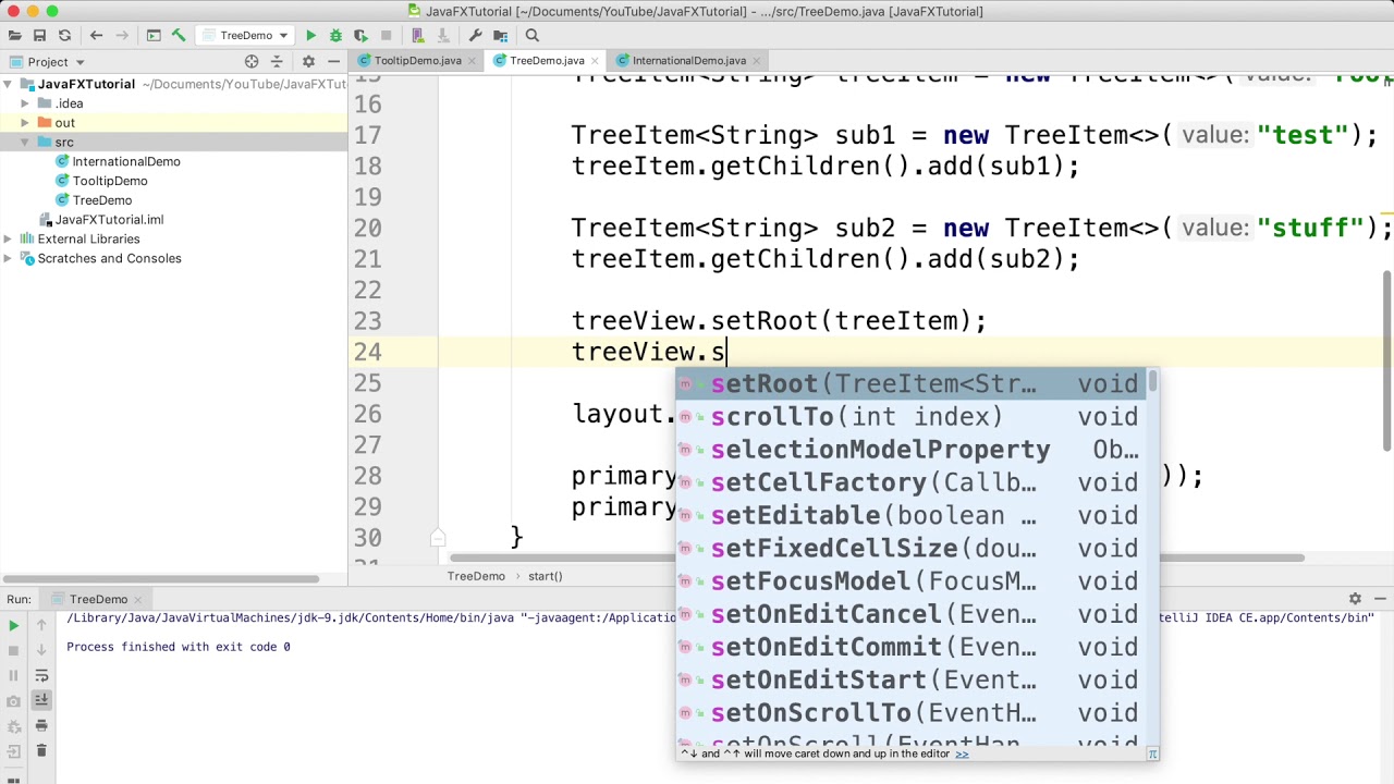 JavaFX BONUS - Baumstrukturen darstellen (TreeView, TreeItem, TreeCell ...