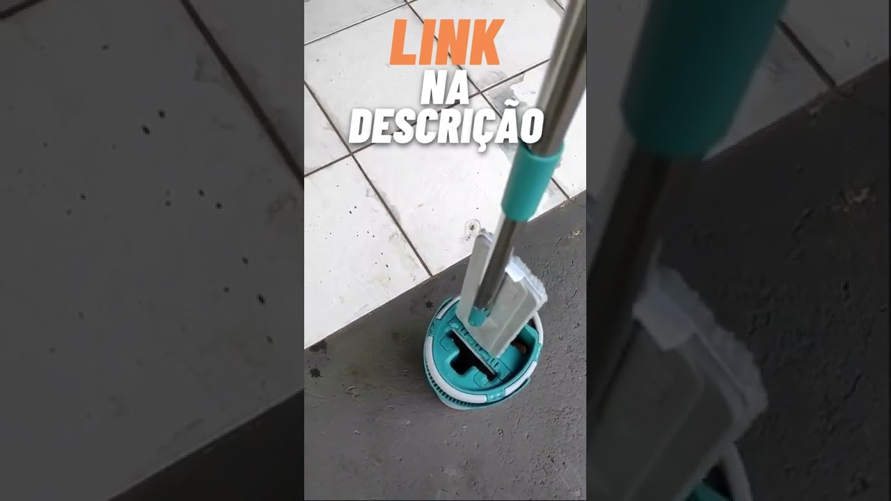 Mop Lava e Seca FIT Balde Com Alca MOP6088, Verde Flash Limp