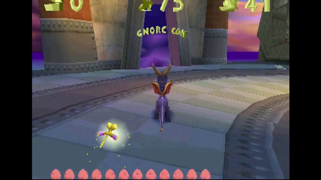 How to Get to Gnorc Cove Spyro the Dragon 120 Walkthrough YouTube