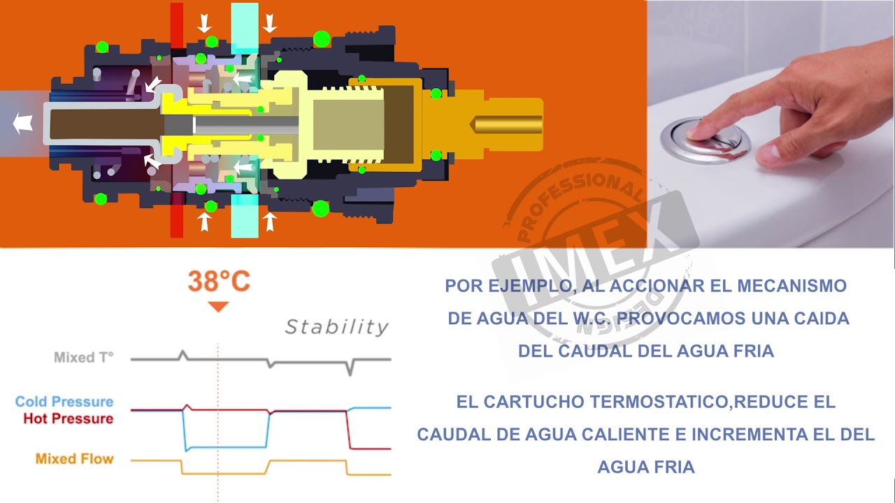 Cartucho termostático TURN CLEAN SYSTEM® [ IMEX® ]