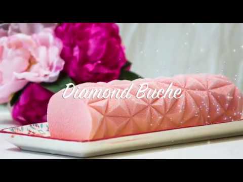 Silikomart - Moule 3D Bûche Diamant - Les Secrets du Chef