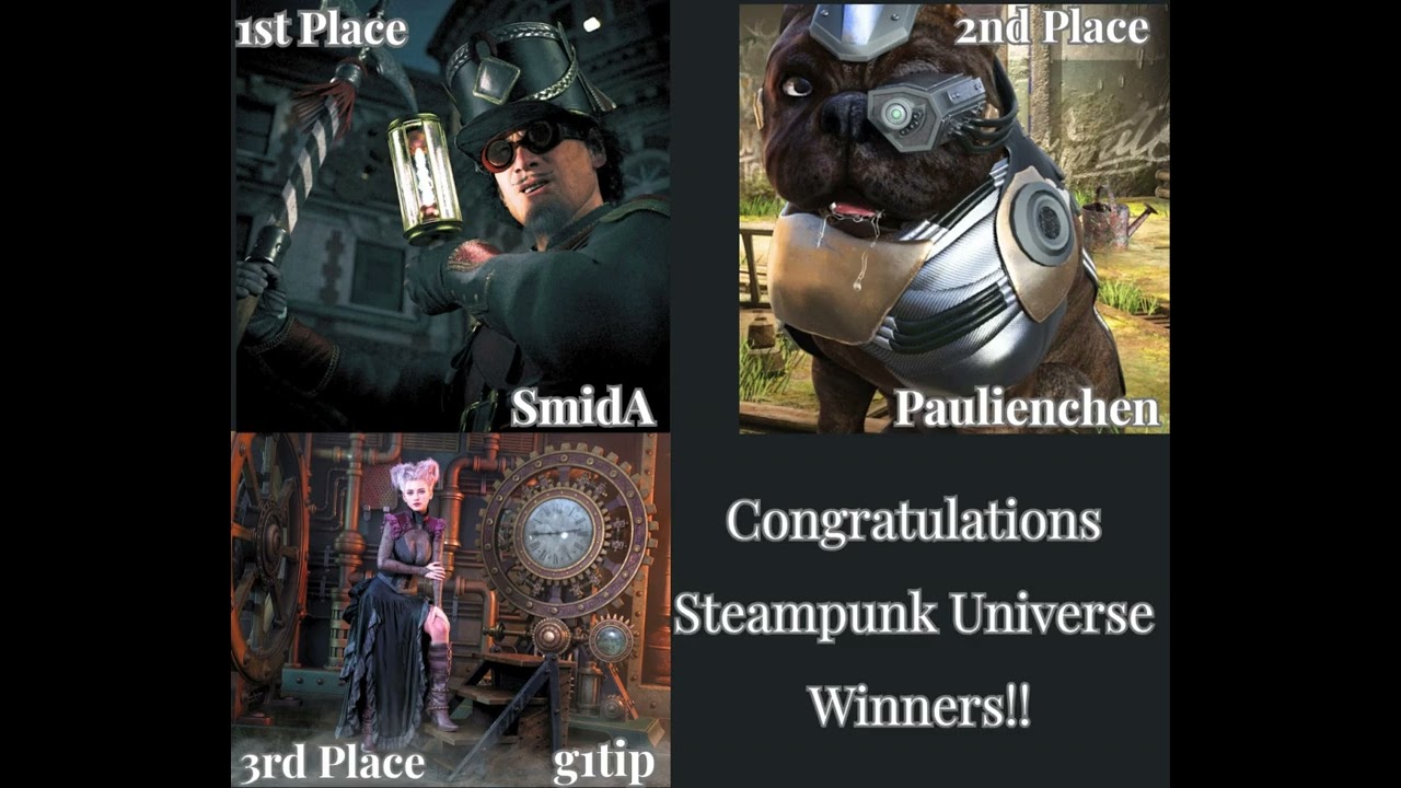 🛠️✨2025 Steampunk Universe Contest Winners! 🚂🏆