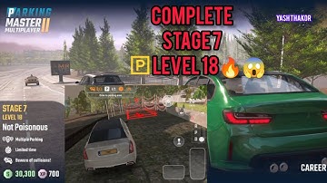 Stage 7 Level 18 Not Poisonous | Parking Master Multiplayer 2 | Car Parking Game