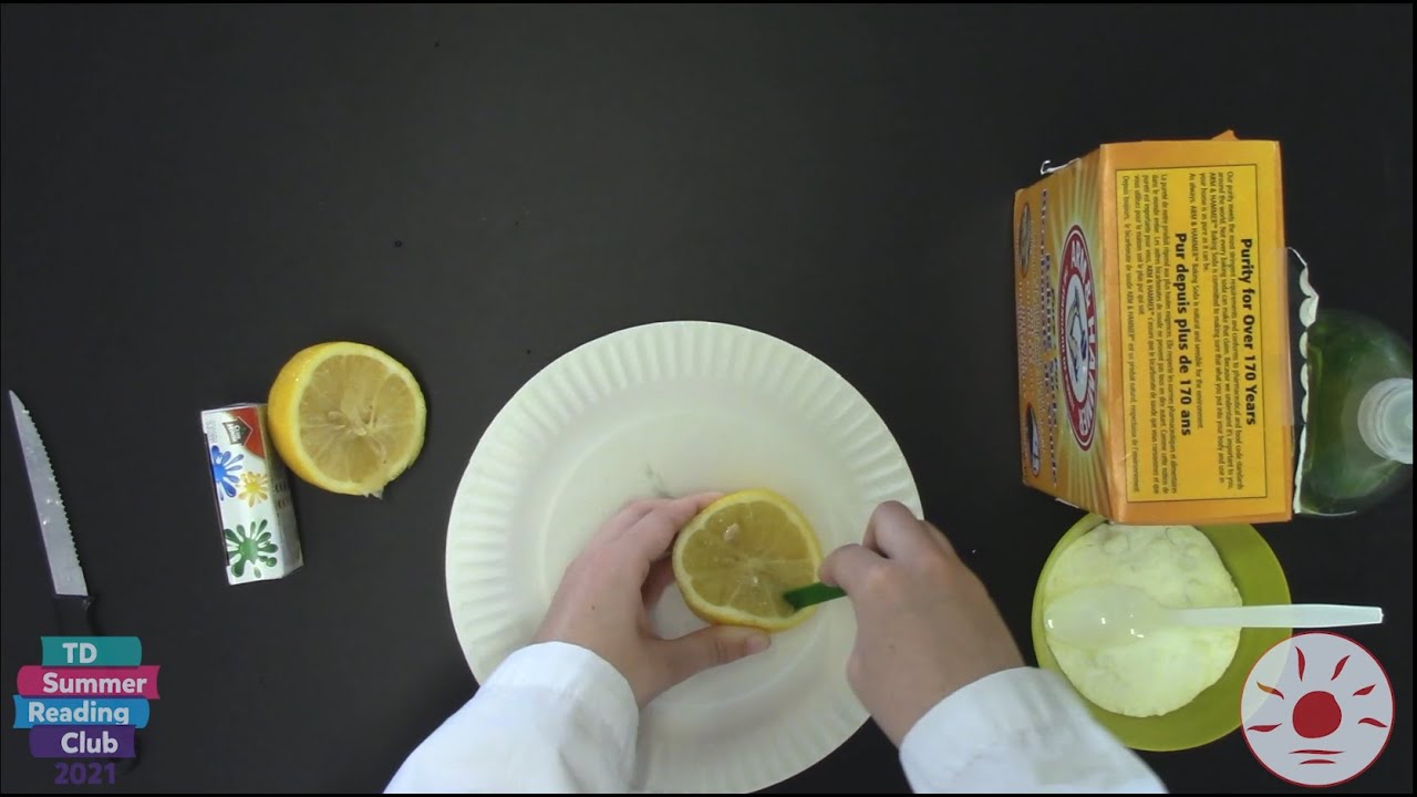 STEAM Activity - Lemon Volcano (TD Summer Reading Club)