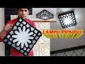 Lampu pipa paralon kreatif