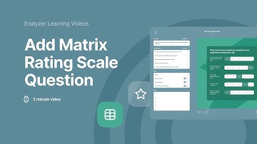 Add Matrix Rating Scale Question