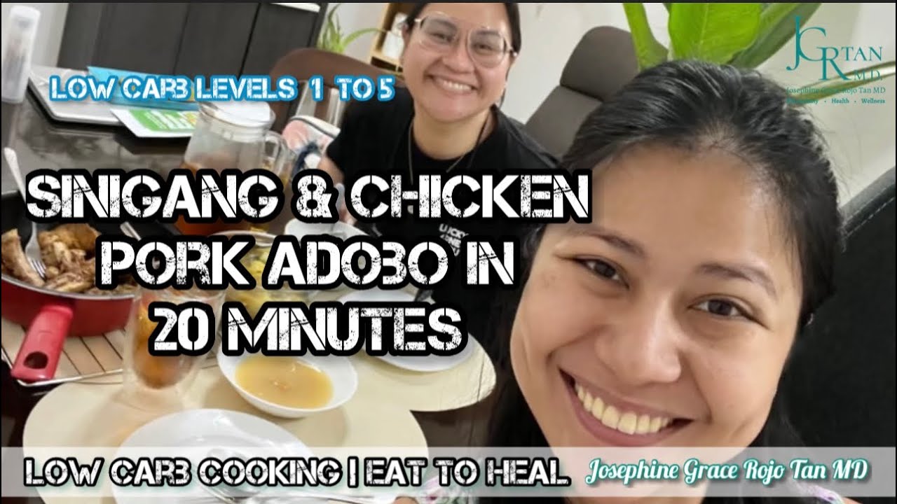 SINIGANG SA BATWAN & ADOBO | Eat to Heal | #LowCarbCooking 20 Minutes