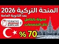 المنحة التركية 2026 بعد الثانوية العامة من أهم المنح الدراسية بالخارج ممولة بالكامل لكل التخصصات المنحة التركية 2026 بعد الثانوية العامة من أهم المنح الدراسية بالخارج ممولة بالكامل لكل التخصصات