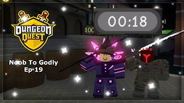 INSANE CLUTCH! Dungeon Quest Noob To Godly Ep 19