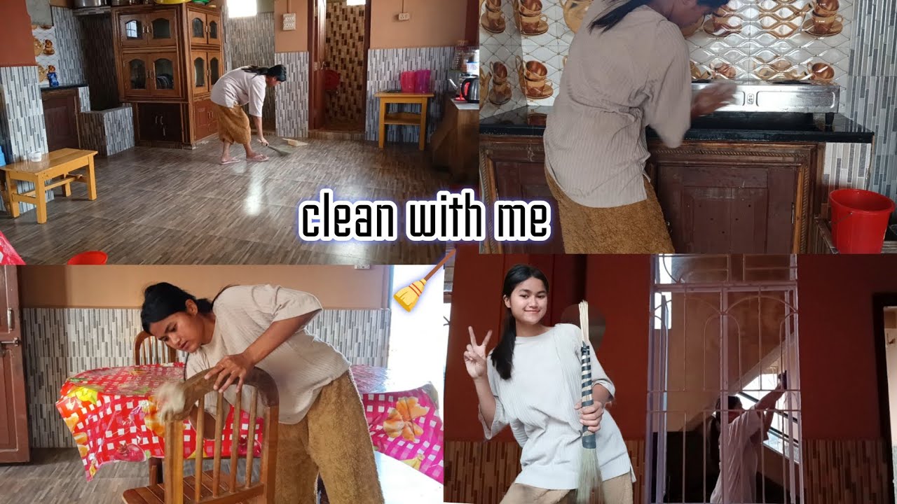 Kitchen clean vlog 🧹 | Pynkhuid thaw shet ha iing