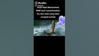 kisah nabi Muhammad Saw kecil menyelamatkan ibu dan anak yang akan menjadi tumbal