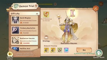 Demon trial Haures Hard Gameplay and Strategy | Tree of Savior Neverland