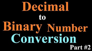Decimal to Binary conversion in hindi part #2 || Computer number system part 2