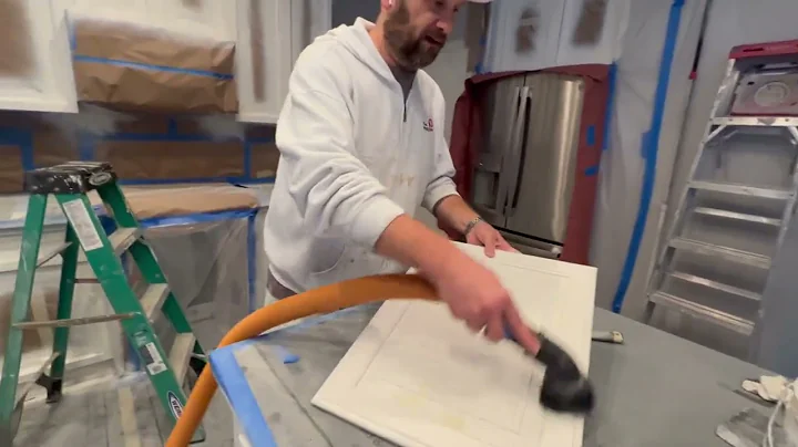 How to sand cabinet doors after primer coats and fixing minor defects