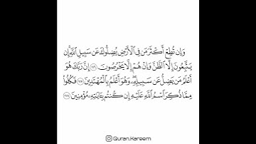القارئ سعد الغامدي - سورة الأنعام - من الآية 116 إلى الآية 118