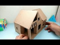 como hacer una casa de carton de 2 pisos (cardboard)