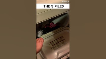 5 piles?! Pro mode engaged! #organization #adulting #method #system #piles