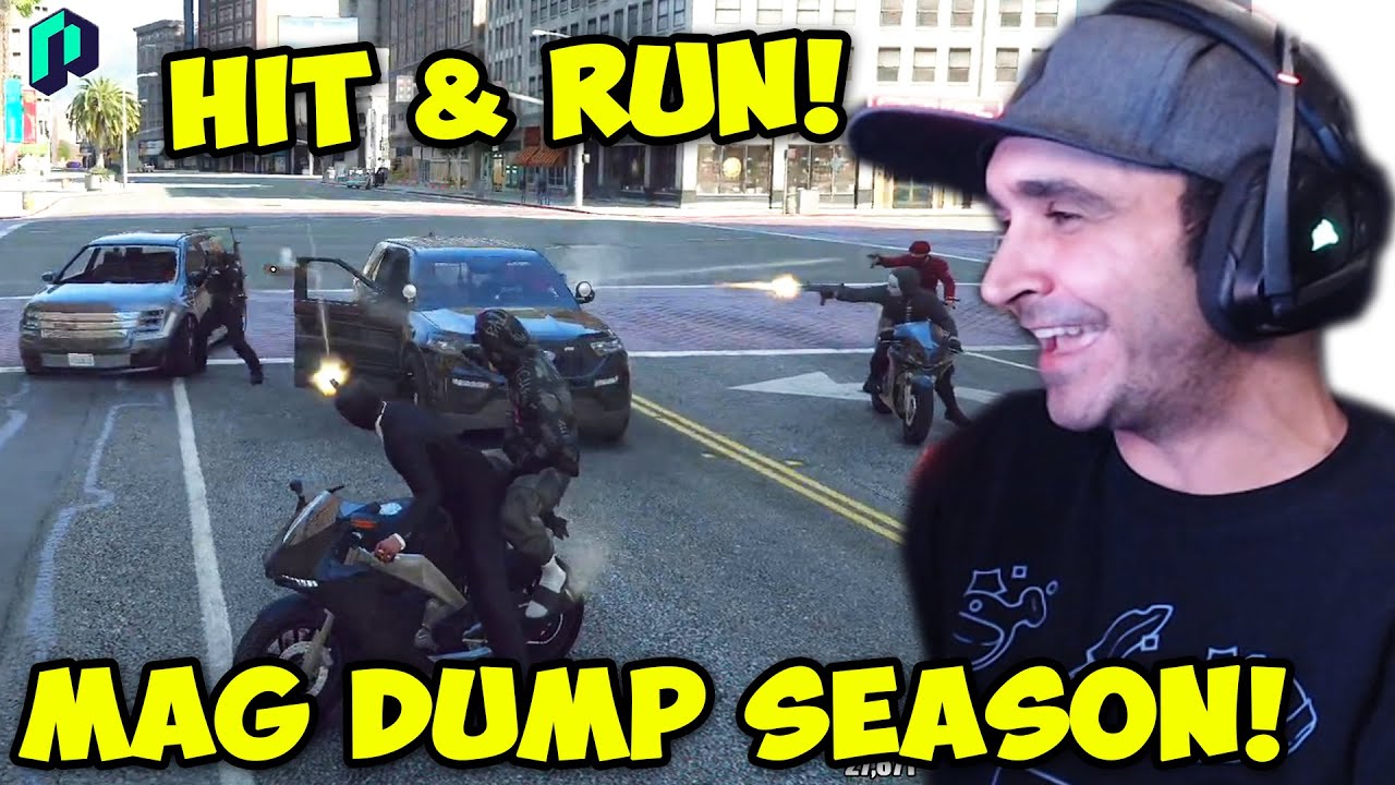 Summit1g STARTS A CRAZY MAG DUMP SEASON Against The Cops USING HIT & RUN TACTICS With CG & DUNDEE!