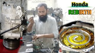 (Honda Reberth) How To Repair Honda reberth compressor|how to repair car ac compressor|Honda fitting