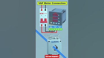 VAF Meter Connection with CT #shots