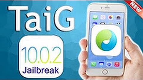 iOS 10.0.2 - 10.1.1 Jailbreak Untethered - TaiG Phone 7 6S 6 6+ 5S - Install Cydia iOS 10