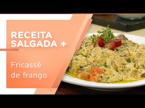 Fricassê de frango com creme de cogumelos por Vivi Araújo