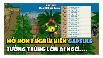 Ngọc Rồng Online - Mở Hơn 1 Nghìn Viên Capsule Kì Bí Tưởng Trúng Lớn Ai Ngờ