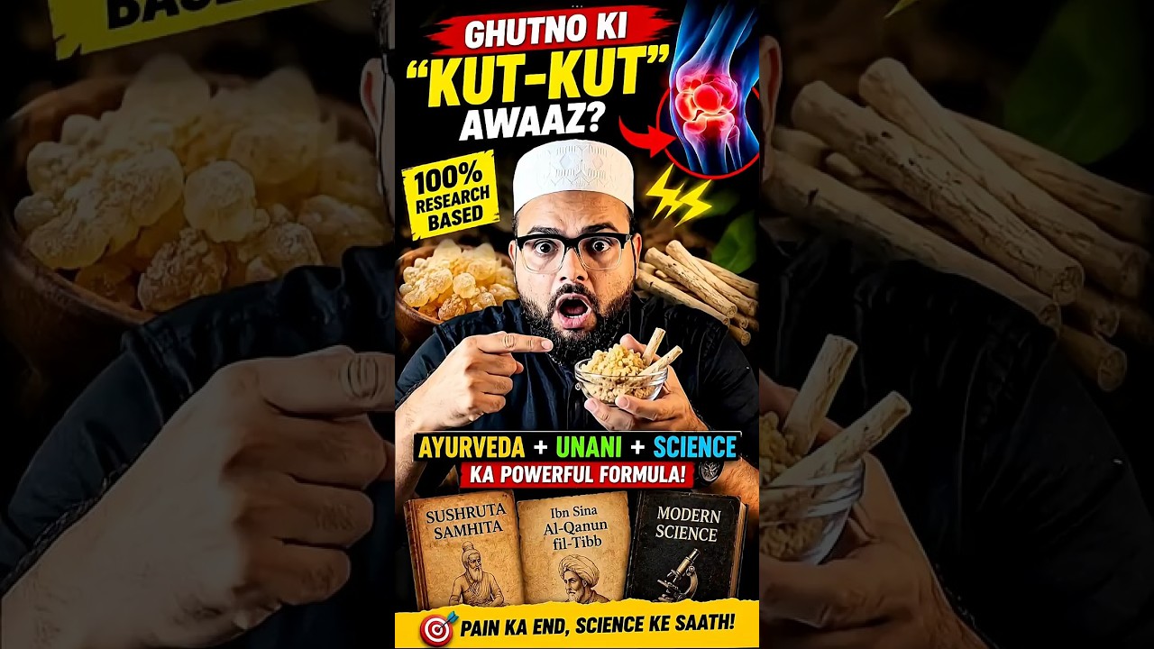 Ghutno Se Cut-Cut Ki Awaaz? Ayurveda + Unani + Science Ka Sach | Babool Gond & Safed Musli #health