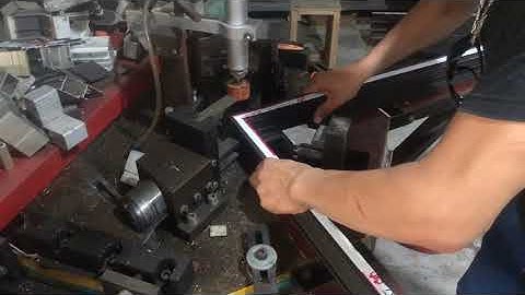 Cách ép góc cửa nhôm Xingfa, Quy trình ép góc cửa nhôm Xingfa chuẩn và đẹp.