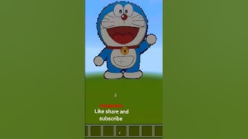 Doraemon build #youtube #minecraft #short