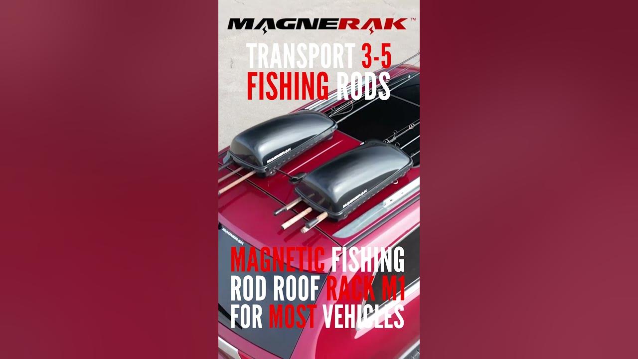 Magnetic Fishing Rod Roof Rack - MAGNERAK M1 #shorts #fishing