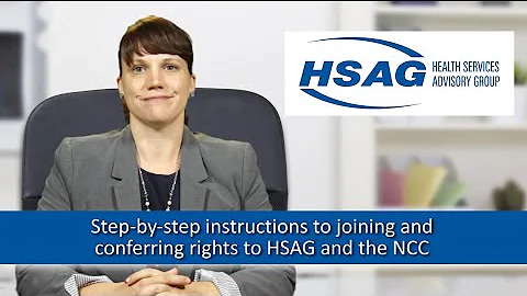 NHSN Enrollment | Joining and Conferring Rights to HSAG and the NCC