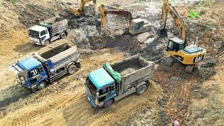 AMAZING ! Working ! Construction of drainage canal from the city#excavator #construction #truck by 63Dump truck  630 views 10 days ago 47 minutes