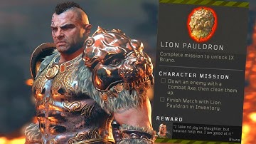 Blackout: How to UNLOCK IX Bruno! (Lion Pauldron Location)