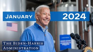 A look back at January 2024 at the Biden-Harris White House.