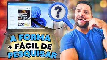 Como usar o RECURSO SECRETO no TOUCHPAD DO NOTEBOOK que abre o Pesquisar no sistema WINDOWS 11