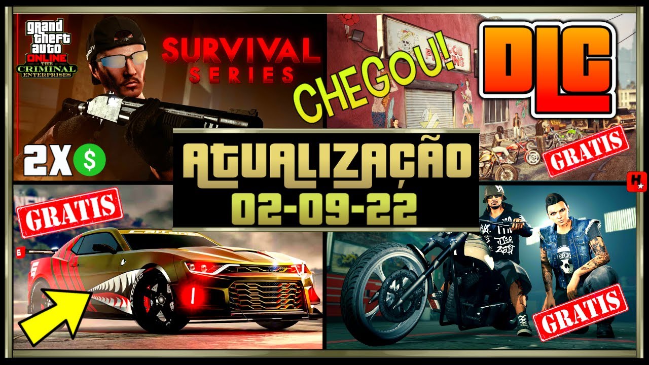 GTA Online Atualização 02/09/2022 DLC GTA 5 Online (Update) 