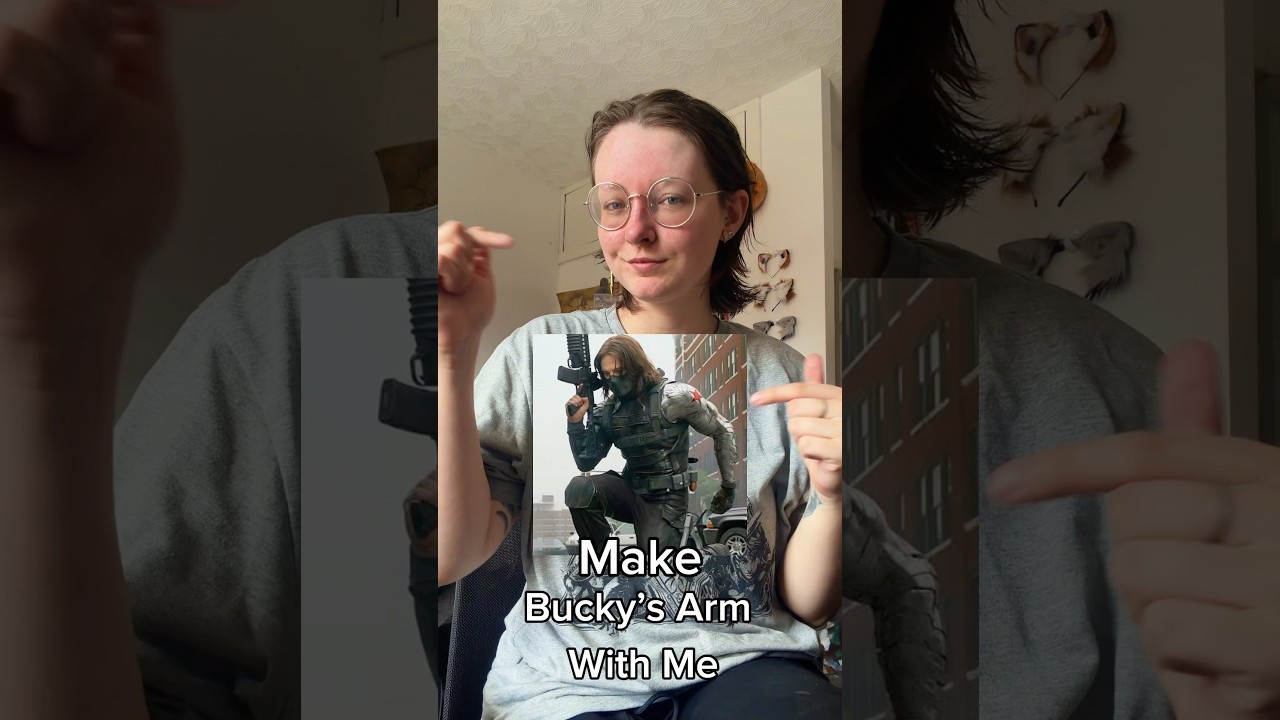 ✨Make Bucky’s Winter Soldier Arm with me✨ #cosplaywip